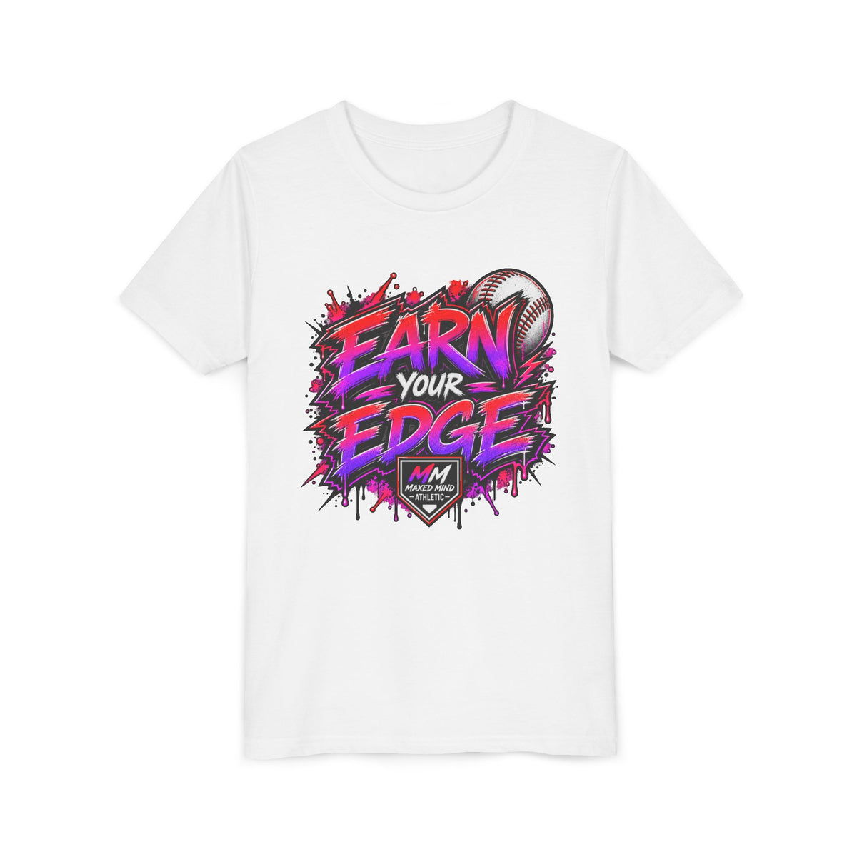 Earn Your Edge Youth Baseball Tee