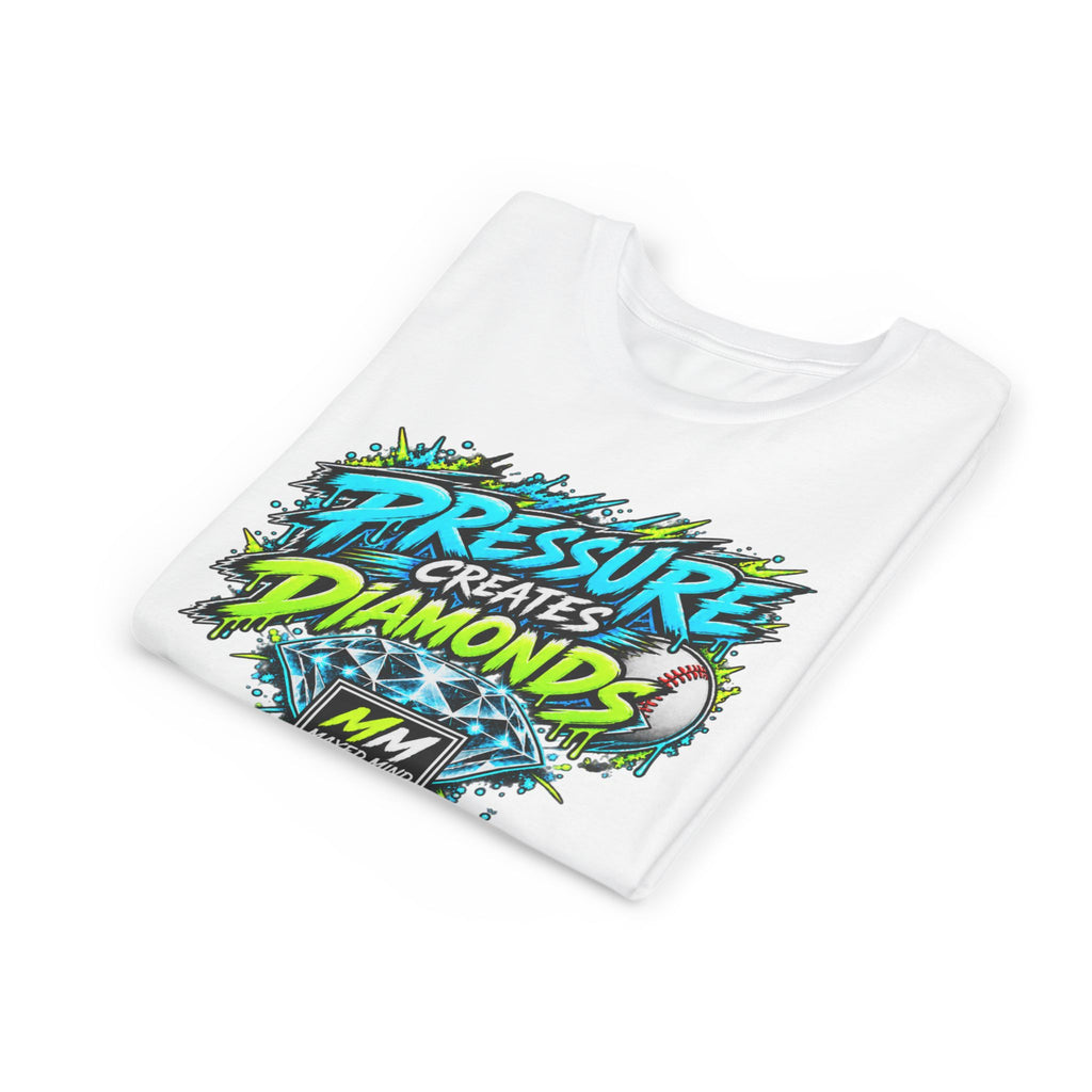 Pressure Creates Diamonds Youth Baseball Tee