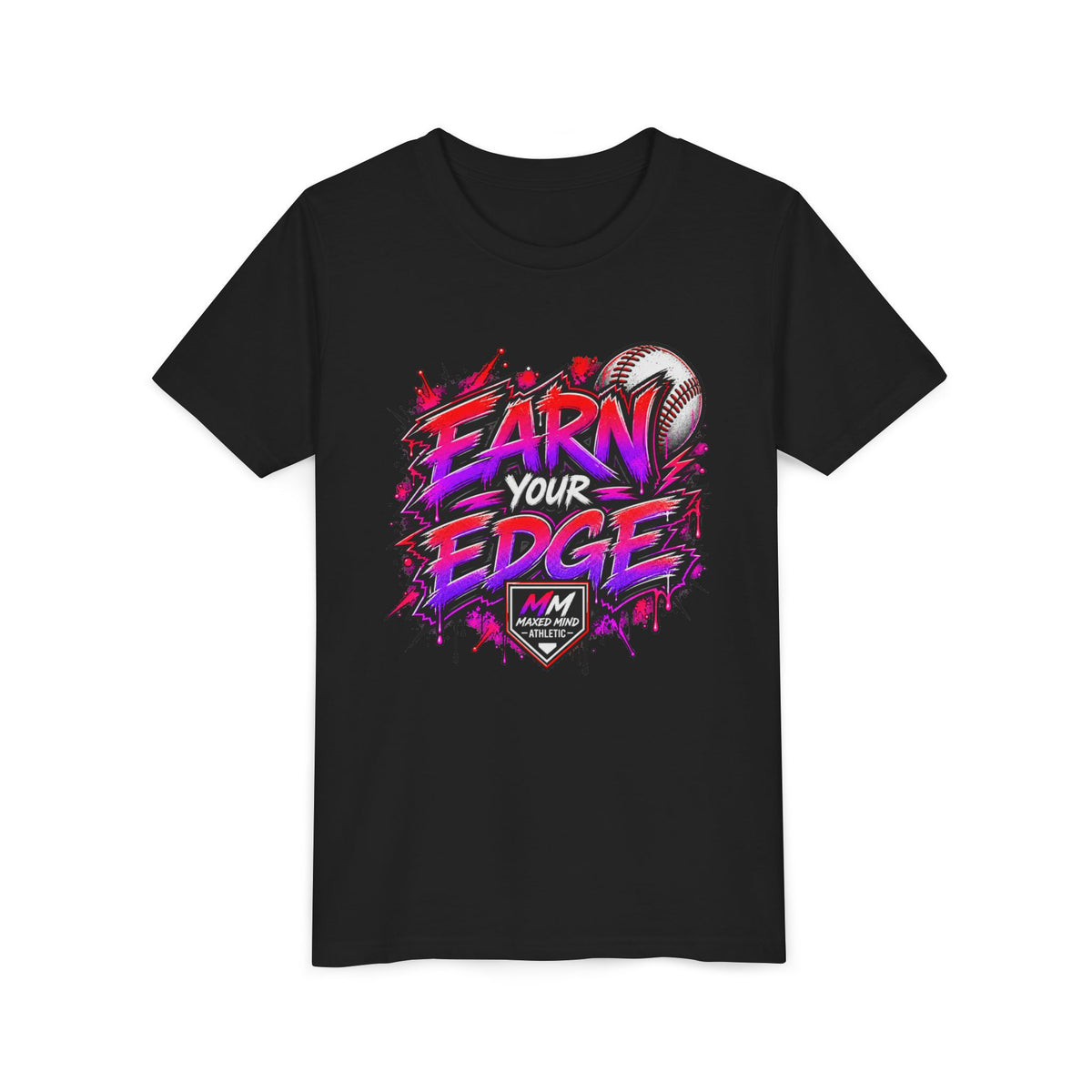 Earn Your Edge Youth Baseball Tee